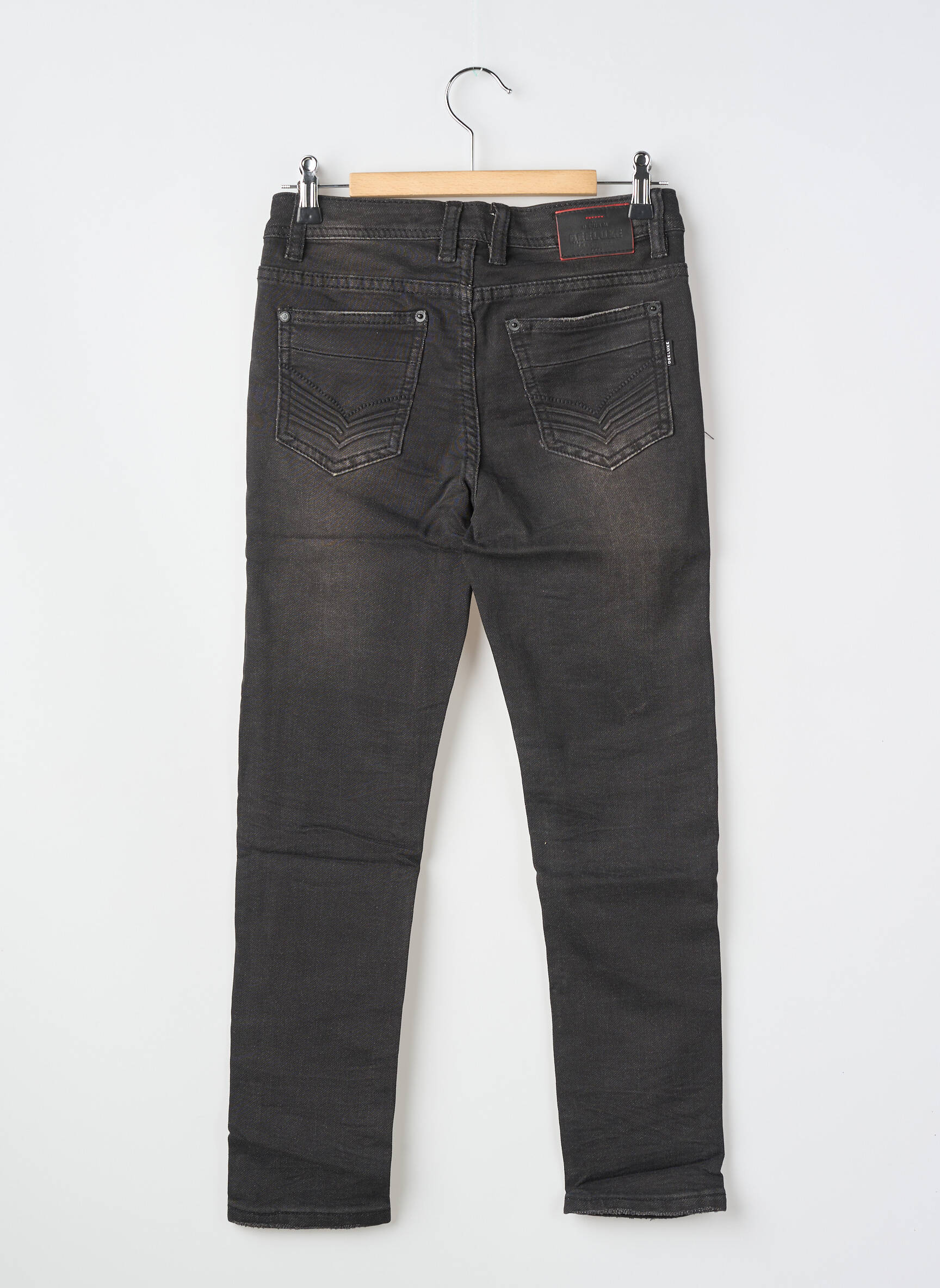 Jeans coupe slim poches noir DEELUXE garçon