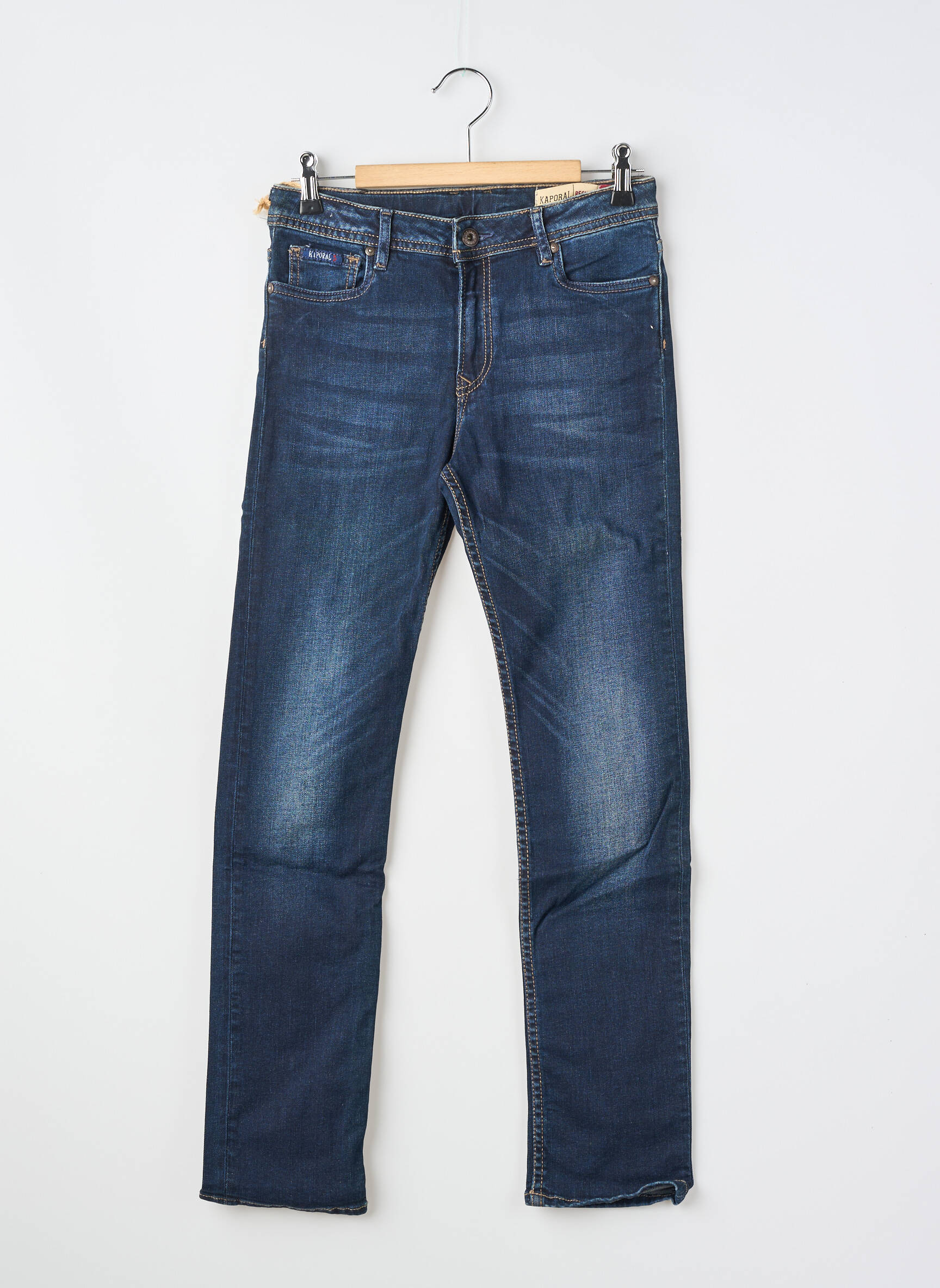 Jeans coupe slim poches bleu KAPORAL garçon