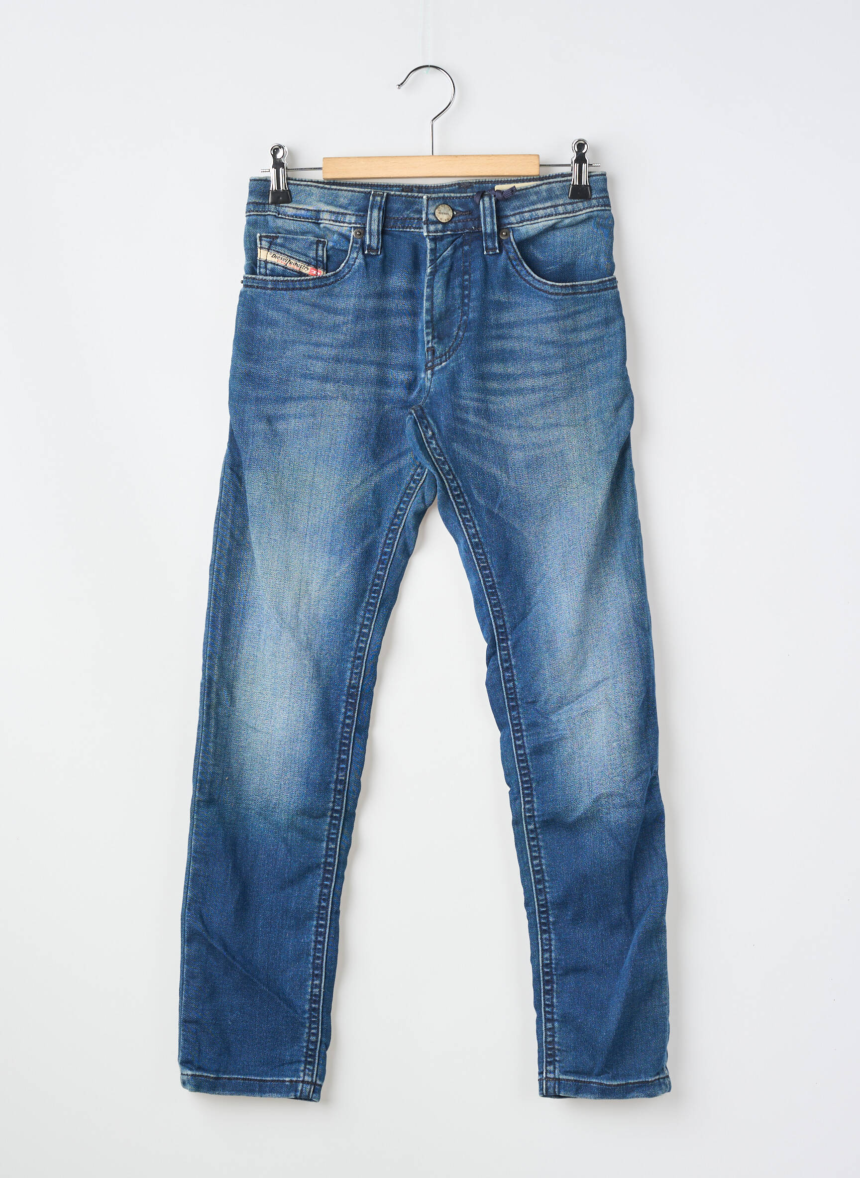 Jeans coupe slim poches bleu DIESEL garçon