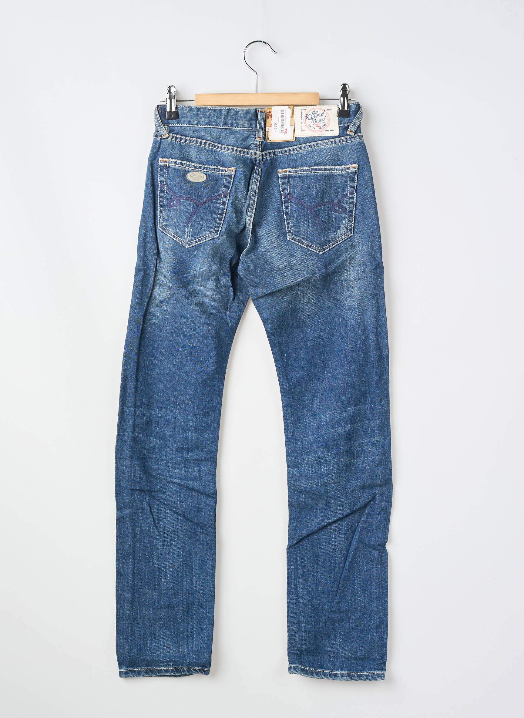 Jeans coupe droite tissage brut bleu KAPORAL garçon
