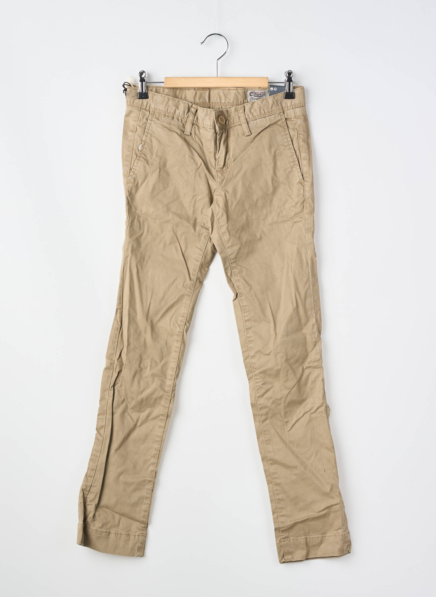 Pantalon chino coupe droite beige TEDDY SMITH garçon