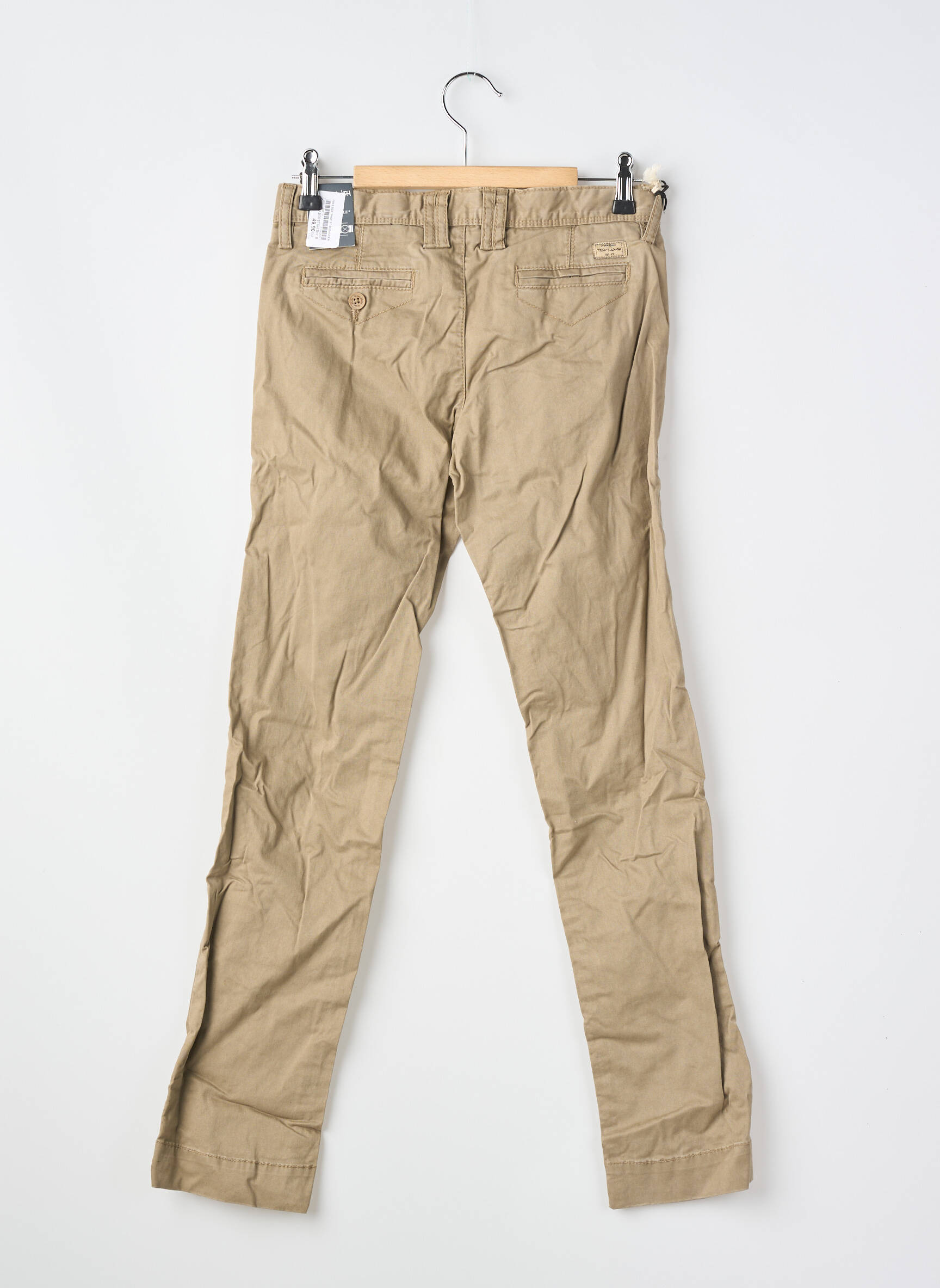 Pantalon chino coupe droite beige TEDDY SMITH garçon