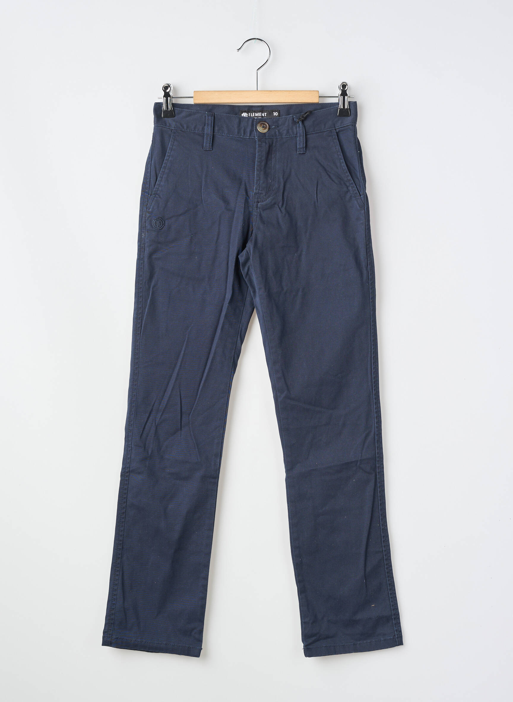 Pantalon chino coupe droite bleu ELEMENT garçon