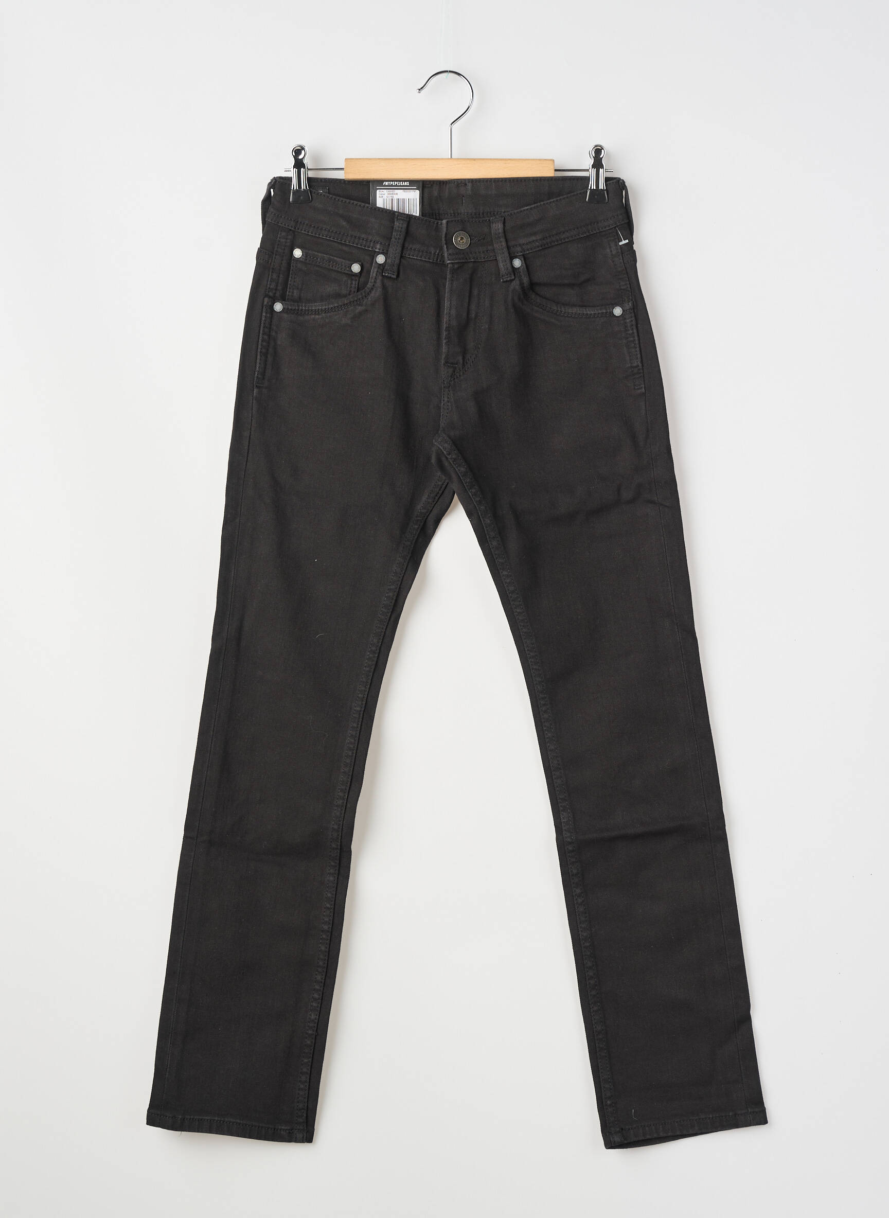 Jeans coupe slim poches noir PEPE JEANS garçon