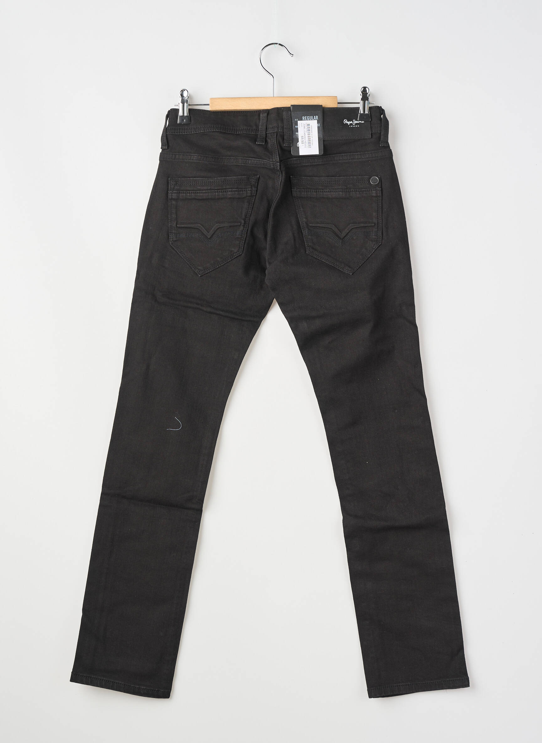 Jeans coupe slim poches noir PEPE JEANS garçon