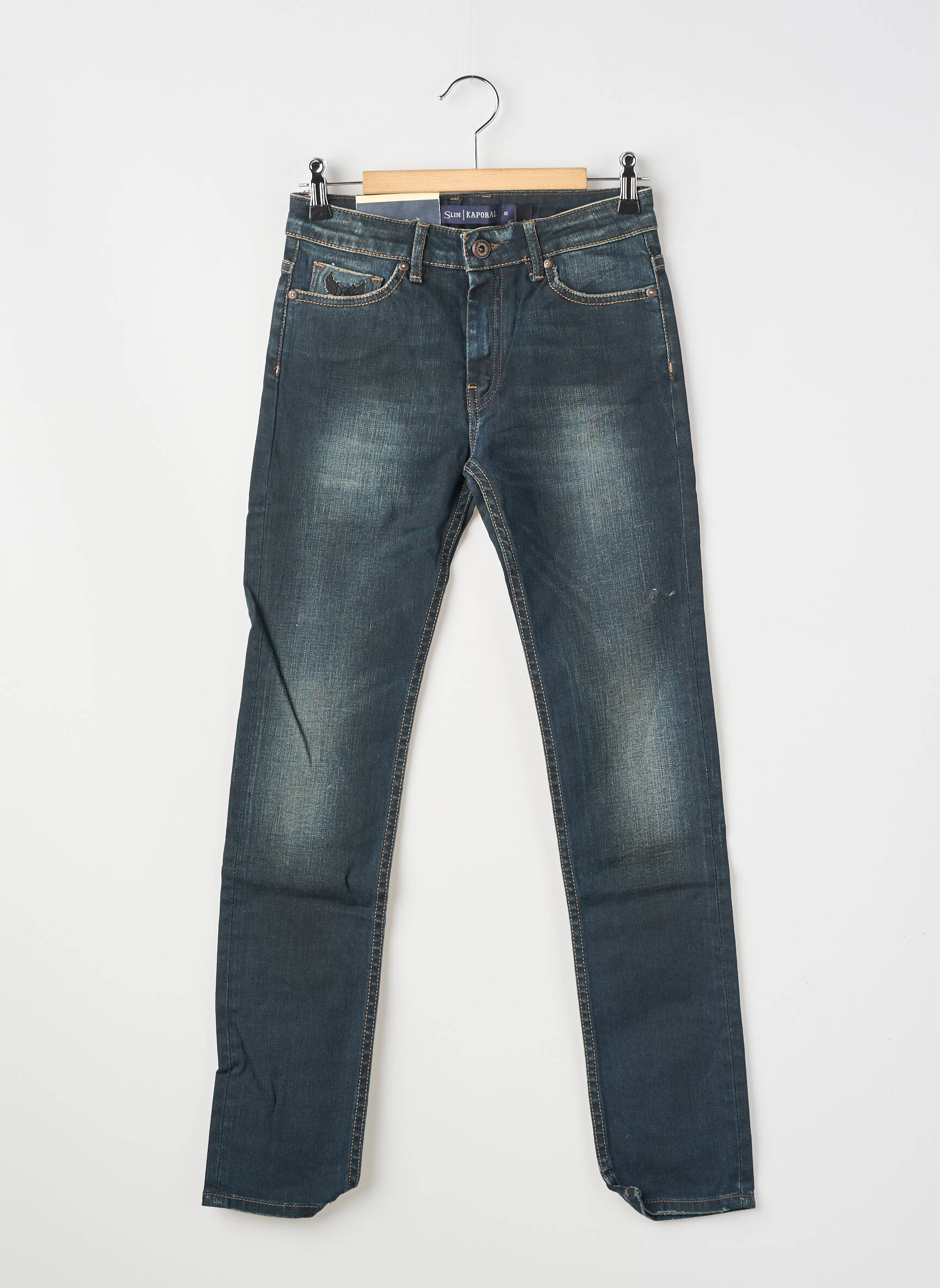 Jeans coupe slim poches bleu KAPORAL garçon