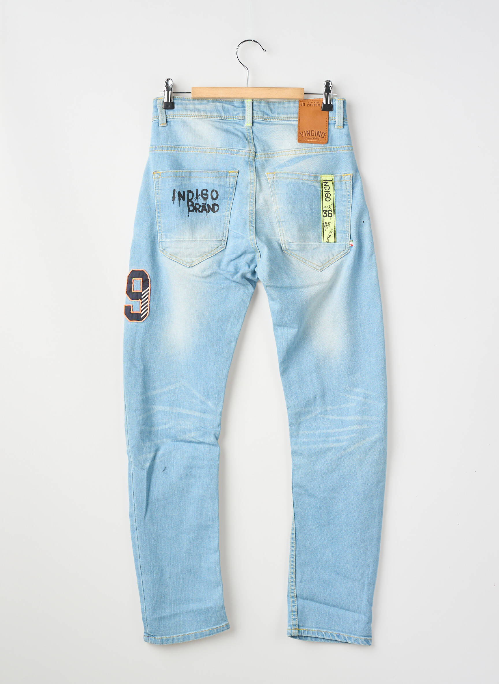Jeans coupe slim poches bleu VINGINO garçon