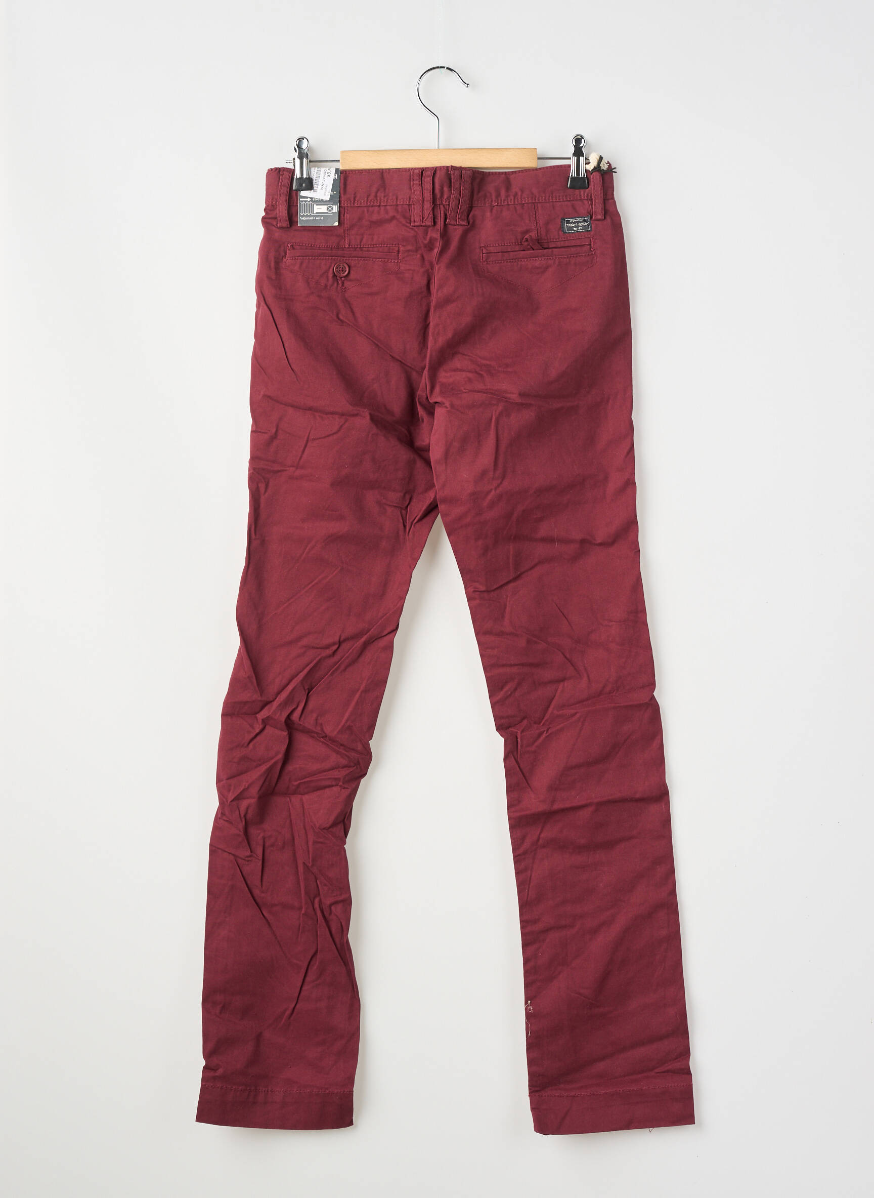 Pantalon chino poches rouge TEDDY SMITH garçon