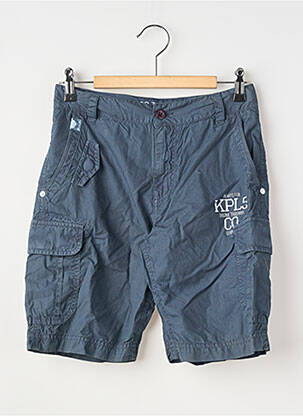 Bermuda multipoches bleu KAPORAL garçon