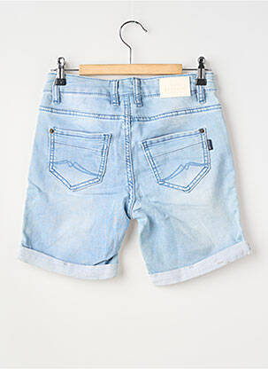 Bermuda tissage denim taille ajustable bleu DEELUXE garçon