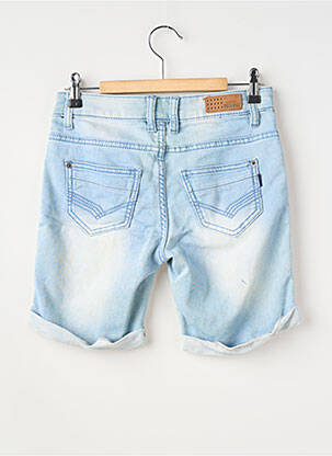 Bermuda tissage denim taille ajustable bleu DEELUXE garçon