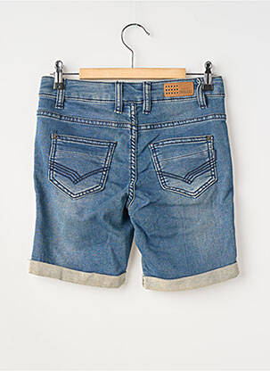 Bermuda tissage denim taille ajustable bleu DEELUXE garçon