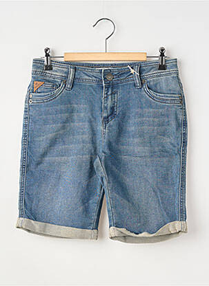 Bermuda tissage denim taille ajustable bleu DEELUXE garçon