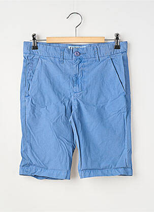 Bermuda finition revers taille ajustable bleu KAPORAL garçon