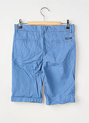 Bermuda finition revers taille ajustable bleu KAPORAL garçon
