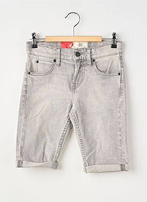 Bermuda tissage denim taille ajustable gris LEVI'S garçon