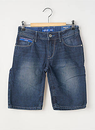 Bermuda tissage denim taille ajustable bleu TIFFOSI garçon