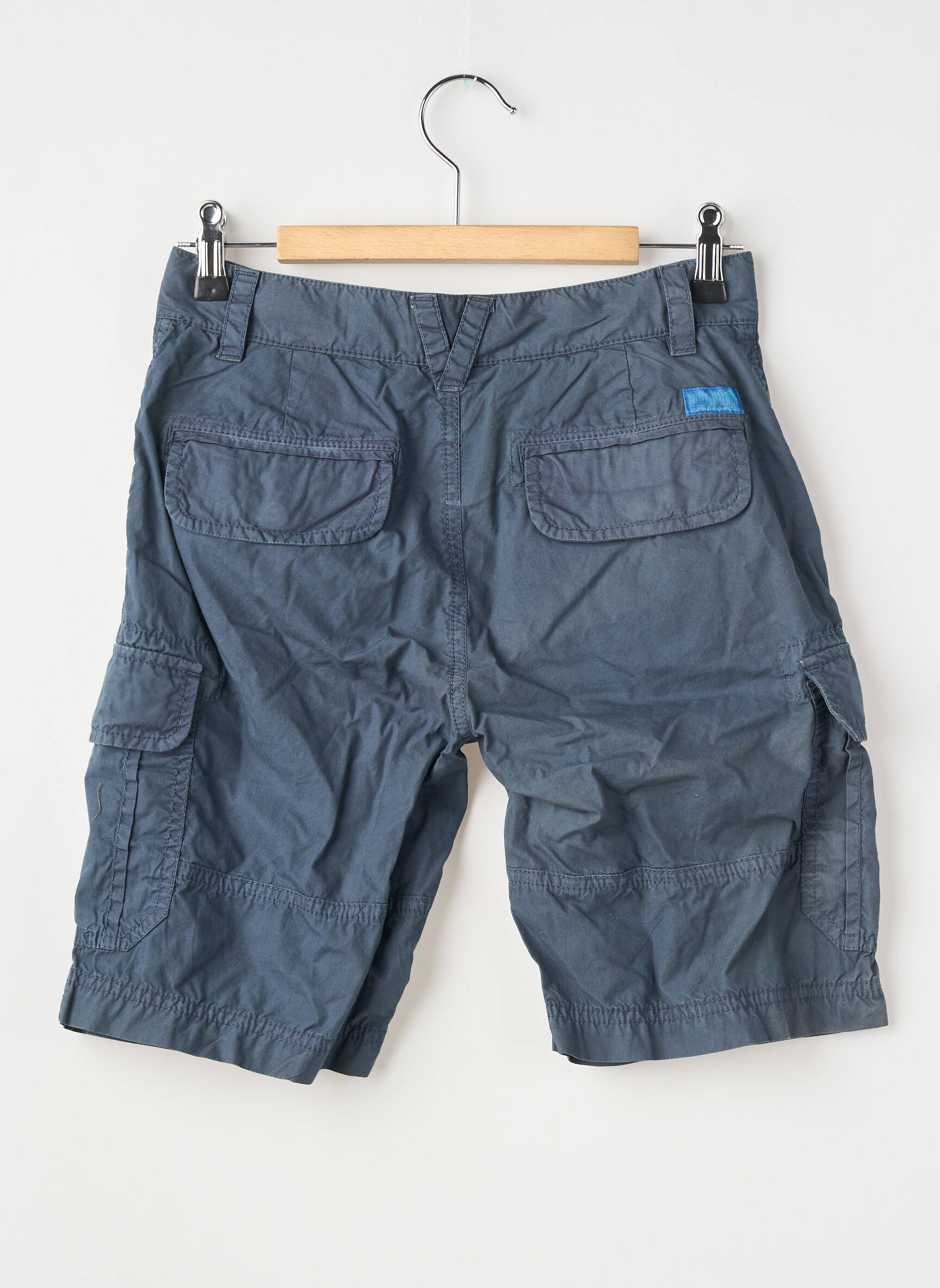 Bermuda multipoches bleu KAPORAL garçon