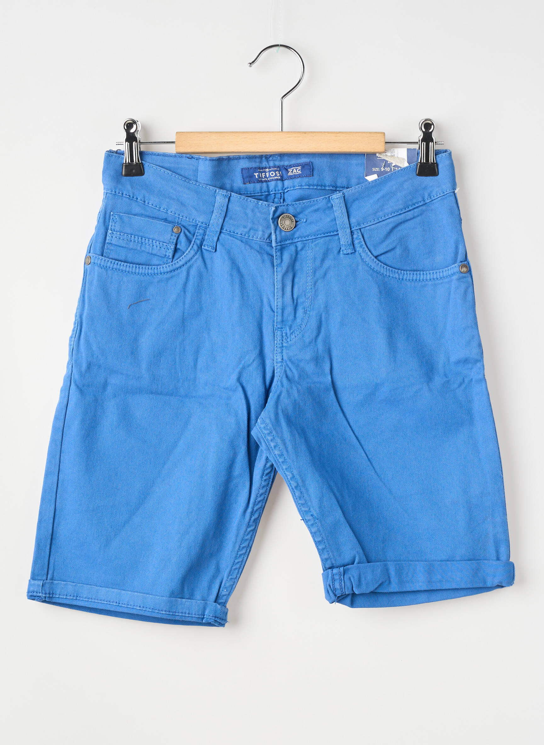 Bermuda tissage denim bleu TIFFOSI garçon