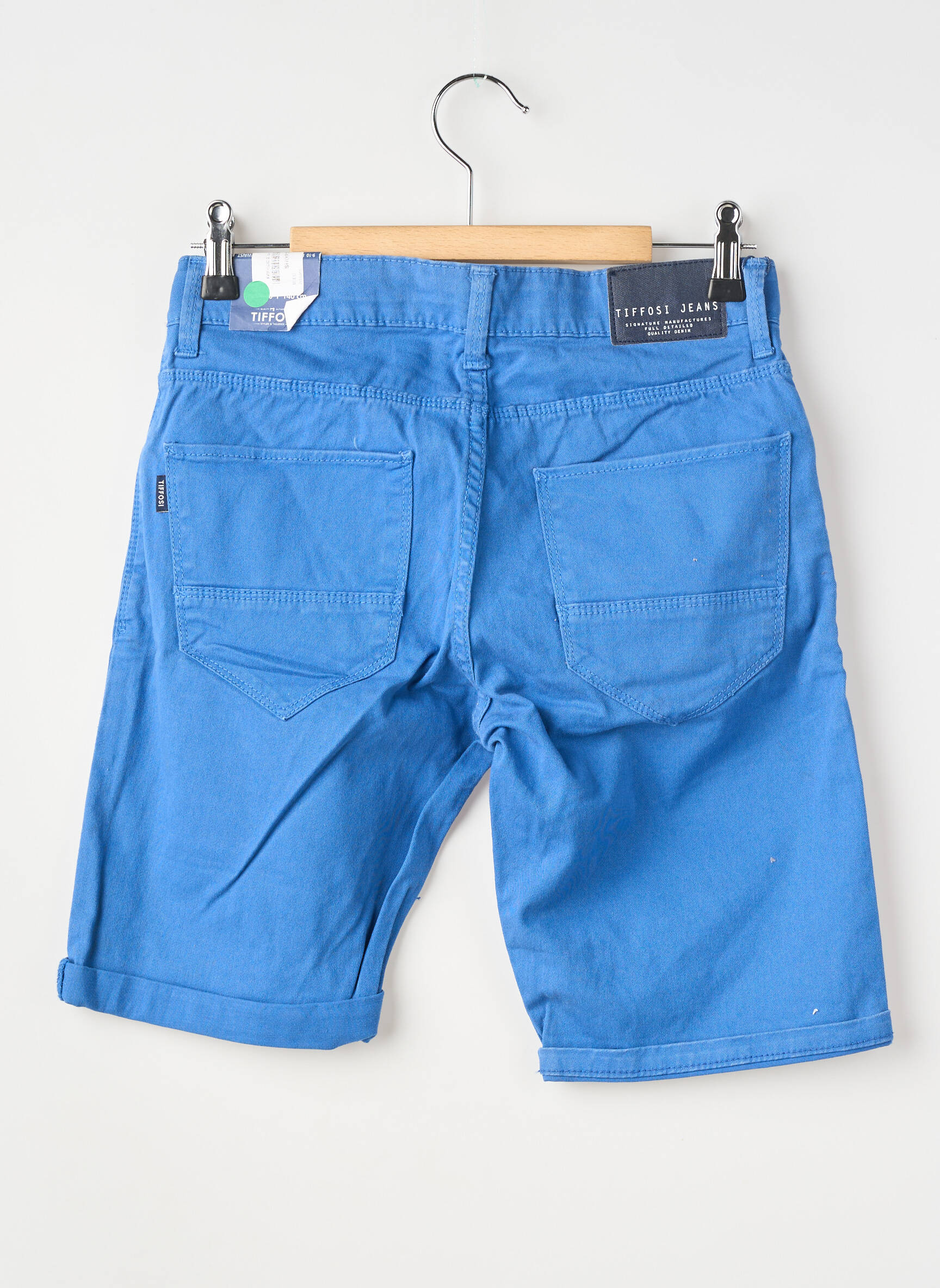 Bermuda tissage denim bleu TIFFOSI garçon