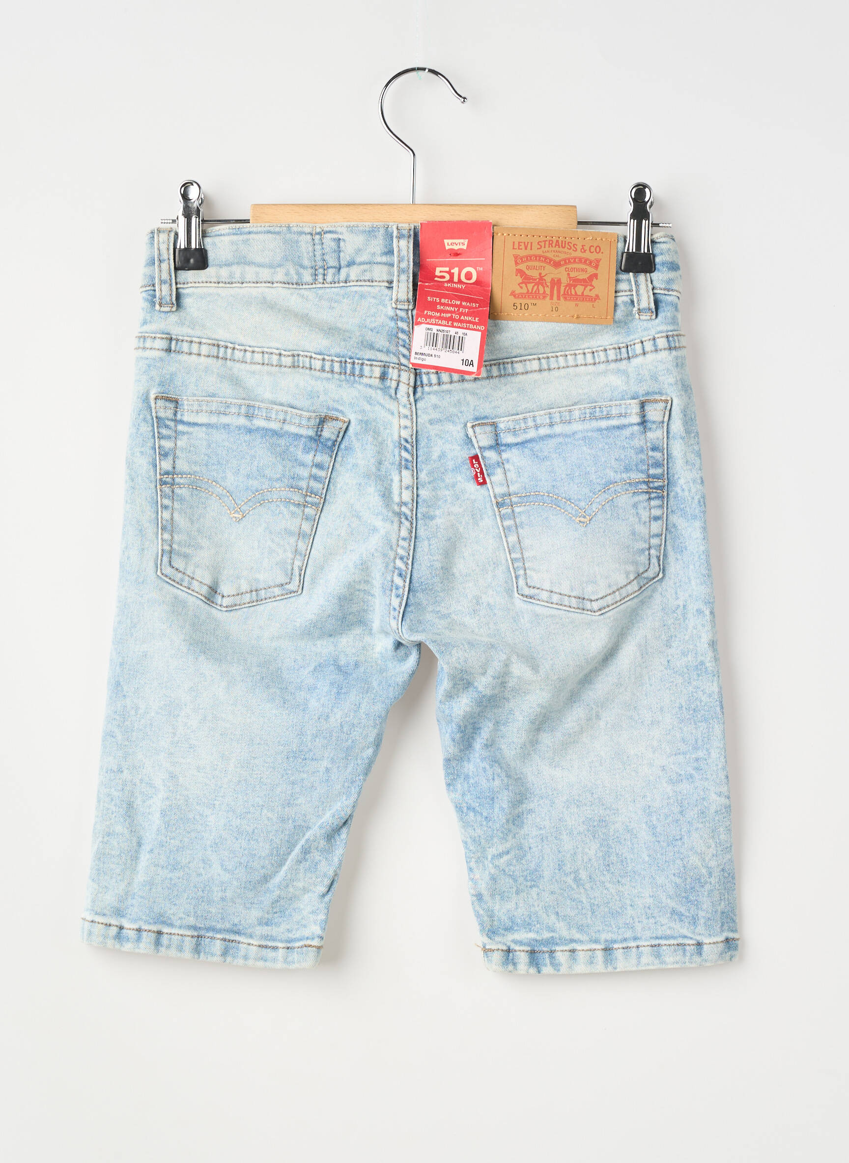 Bermuda tissage denim taille ajustable bleu LEVI'S garçon