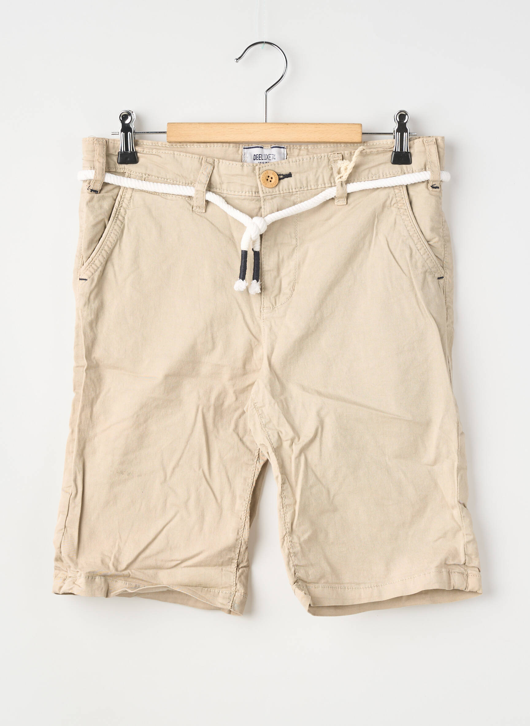 Bermuda multipoches taille ajustable beige DEELUXE garçon