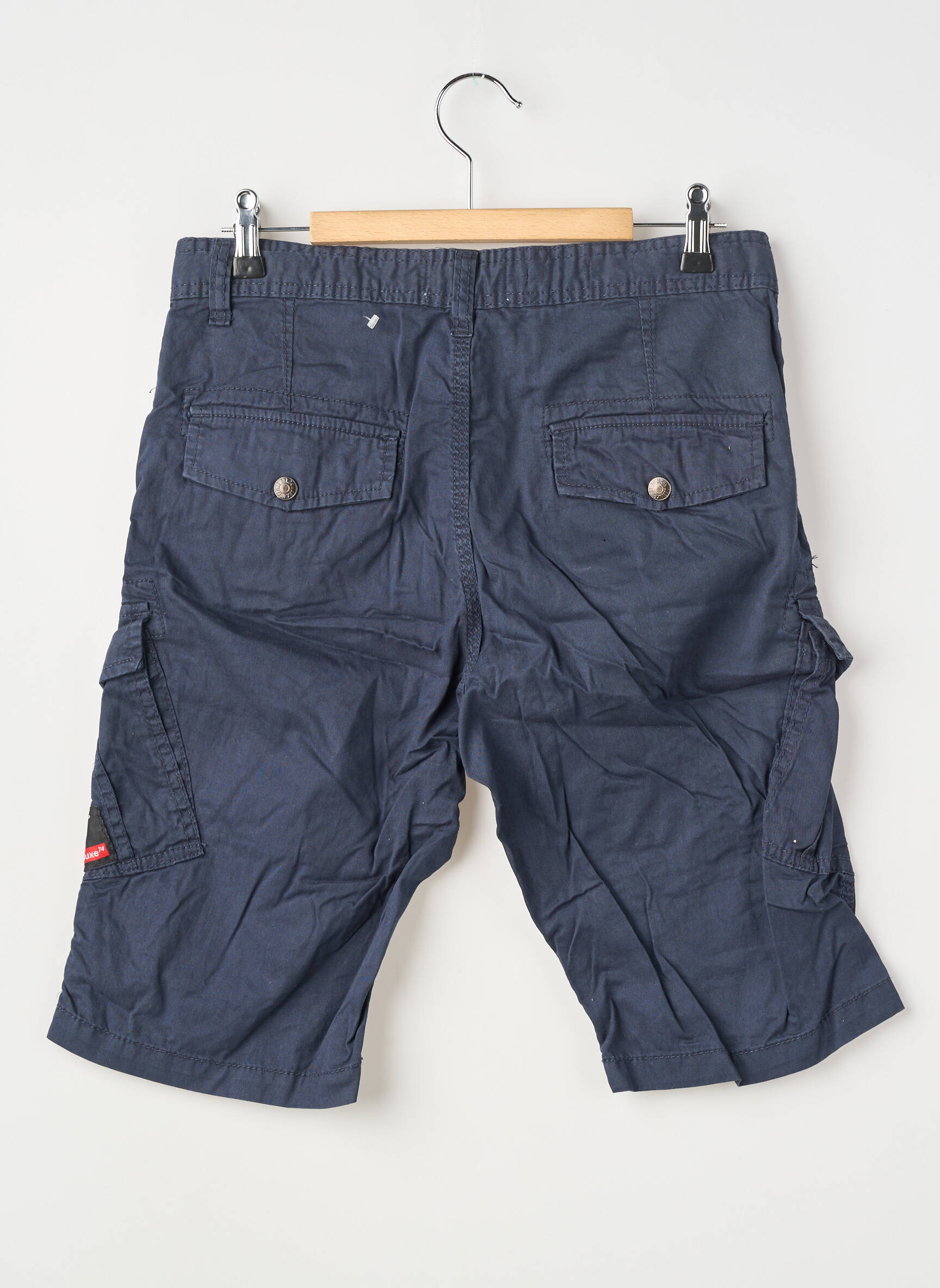 Bermuda tissage popeline bleu DEELUXE garçon