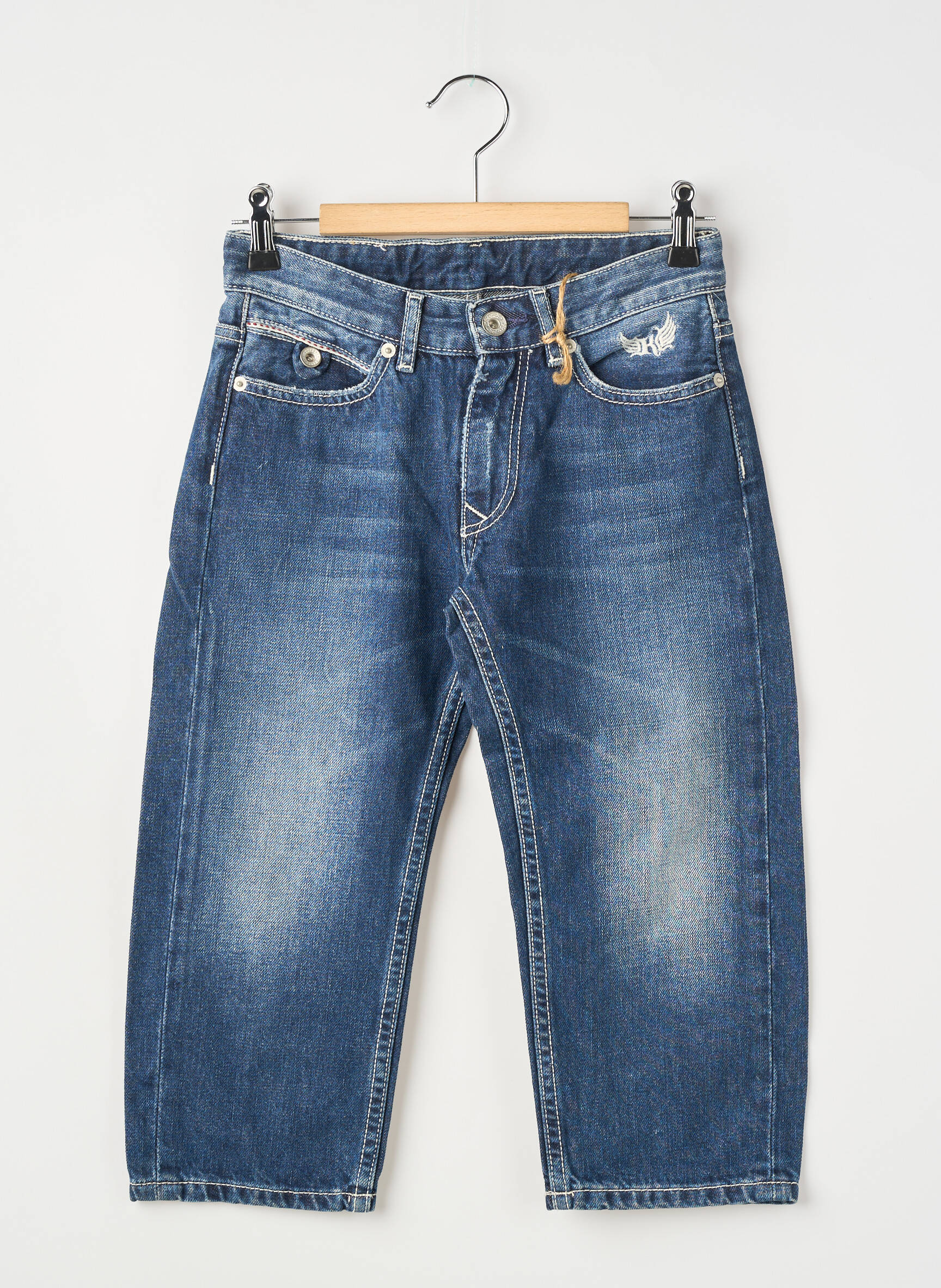 Corsaire taille ajustable bleu fonce KAPORAL garçon