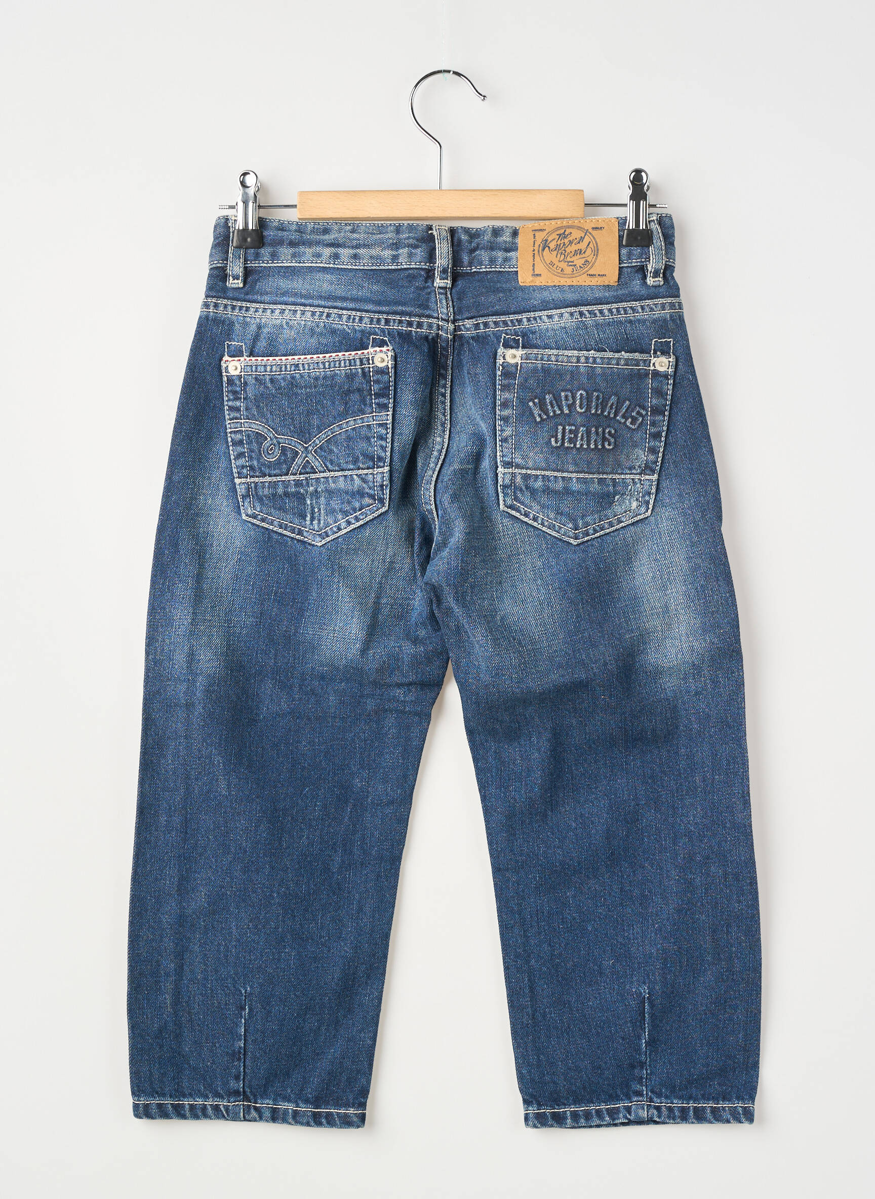 Corsaire taille ajustable bleu fonce KAPORAL garçon