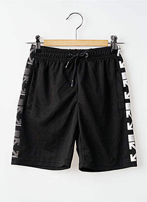 Short stretch taille élastique noir BOOM KIDS garçon