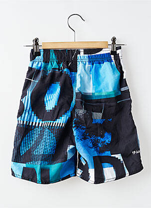 Short de bain imprimé fantaisie noir LONGBOARD garçon