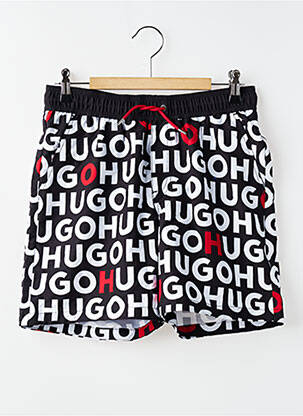 Short de bain imprimé fantaisie noir HUGO BOSS garçon