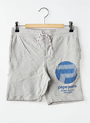Short stretch taille élastique gris PEPE JEANS garçon