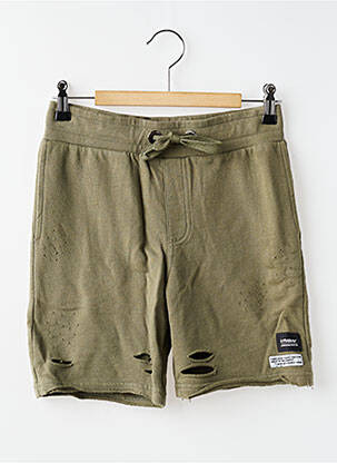 Short poches taille élastique vert VINGINO garçon