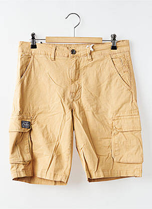 Bermuda stretch taille normale beige DEELUXE homme