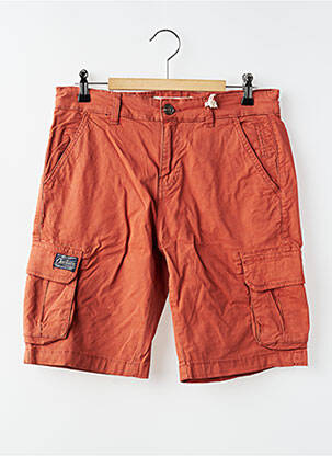 Bermuda stretch taille normale orange DEELUXE homme