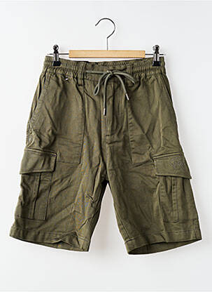 Bermuda taille élastique taille normale vert PROJECT X homme