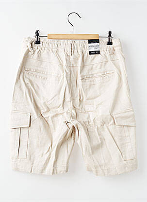 Bermuda taille élastique taille normale beige PROJECT X homme