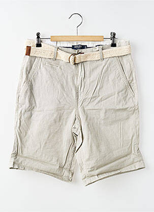 Bermuda stretch taille normale gris DEELUXE homme