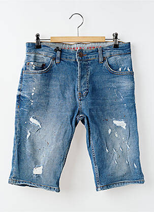Bermuda tissage denim taille normale bleu INTEGRAL homme