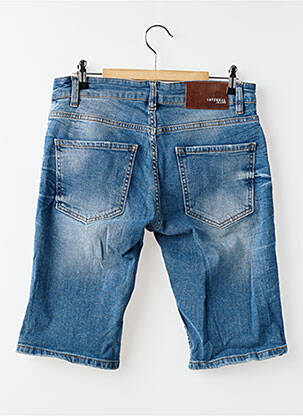 Bermuda tissage denim taille normale bleu INTEGRAL homme