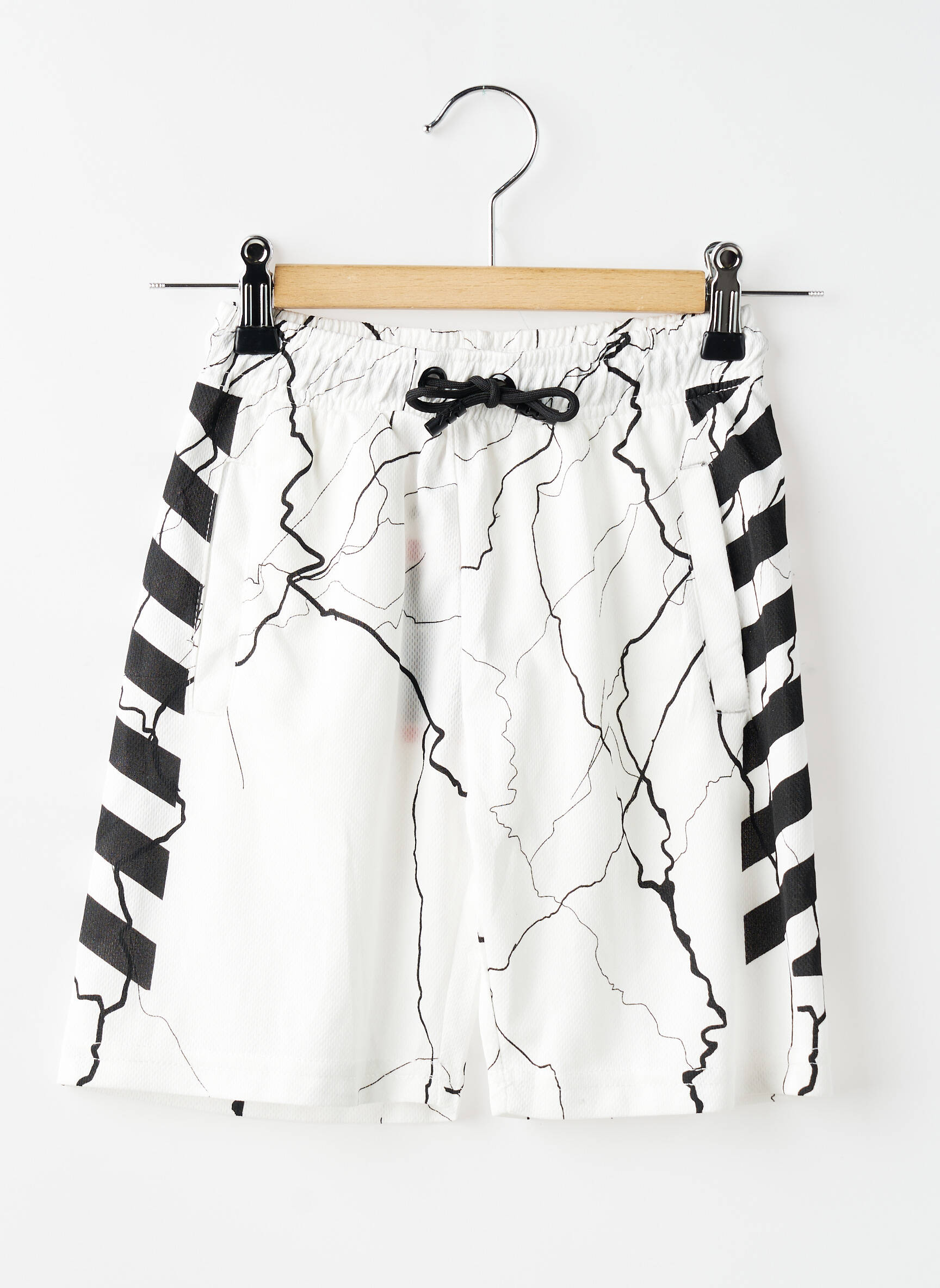Short stretch taille élastique blanc BOOM KIDS garçon