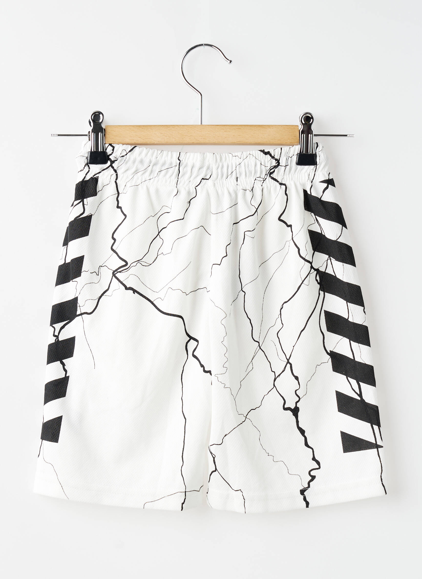 Short stretch taille élastique blanc BOOM KIDS garçon