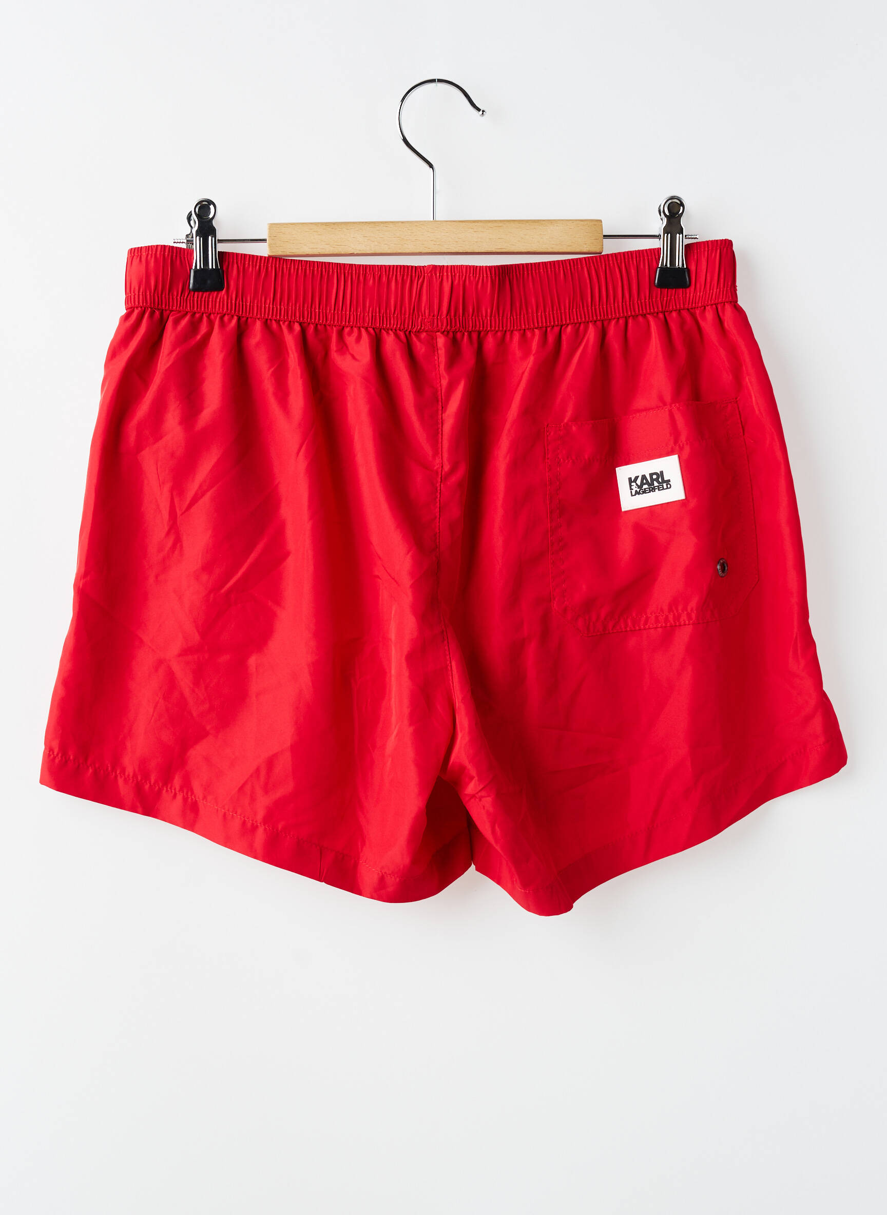 Short de bain fond doublé rouge KARL LAGERFELD homme