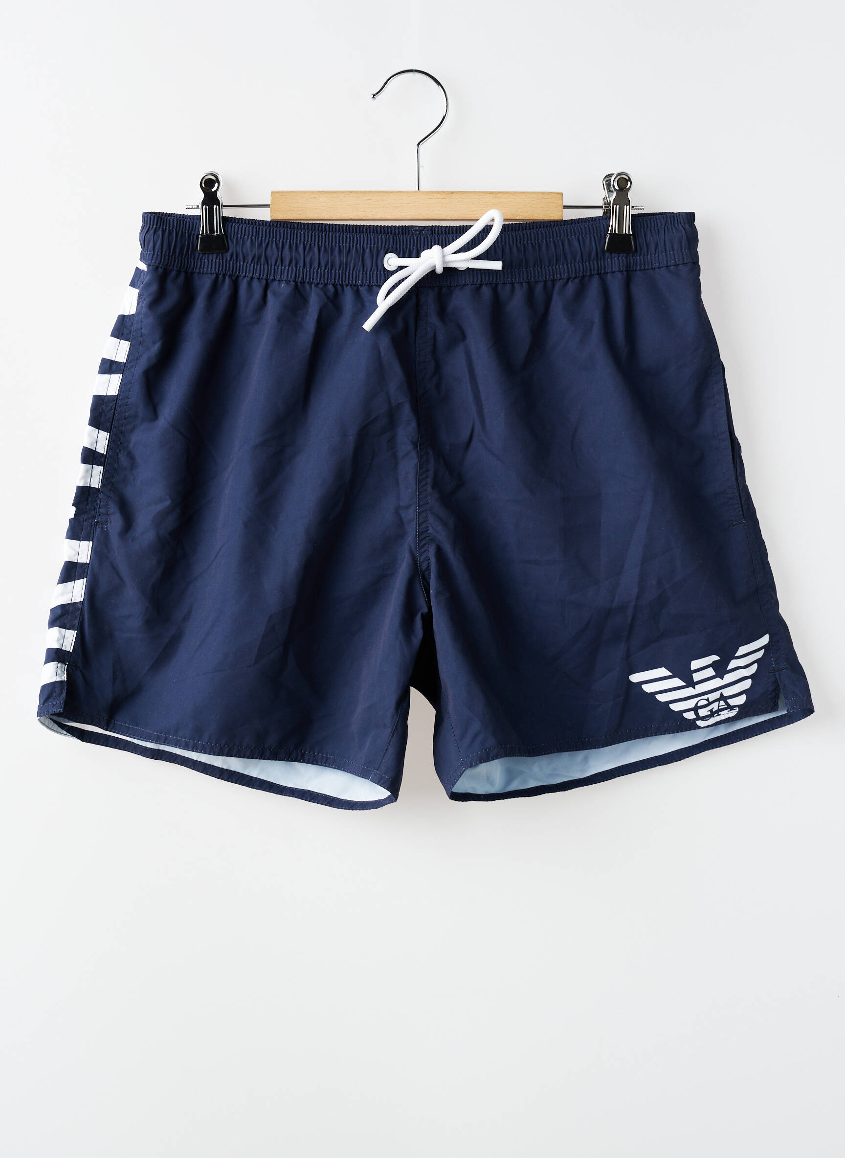 Short de bain fond doublé bleu EMPORIO ARMANI homme