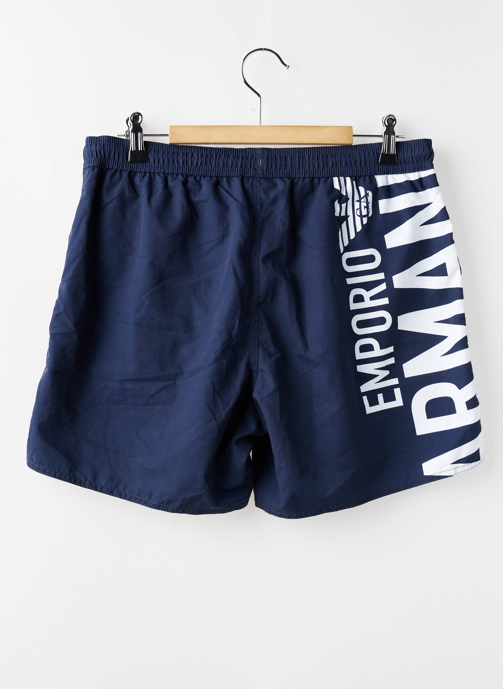 Short de bain fond doublé bleu EMPORIO ARMANI homme