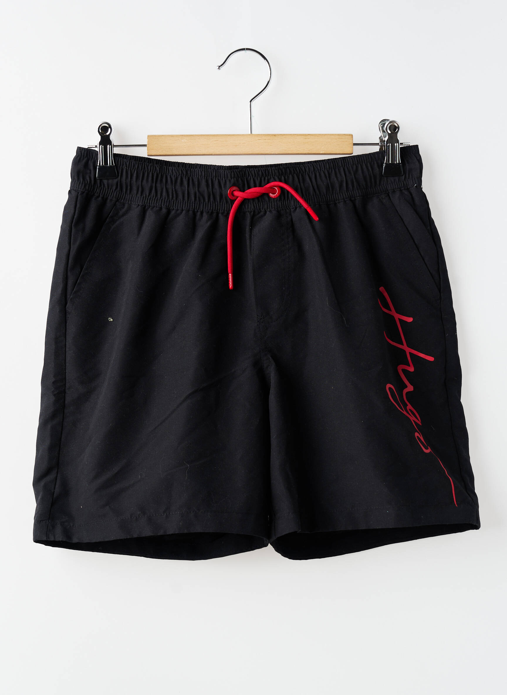 Short de bain fond doublé noir HUGO BOSS garçon