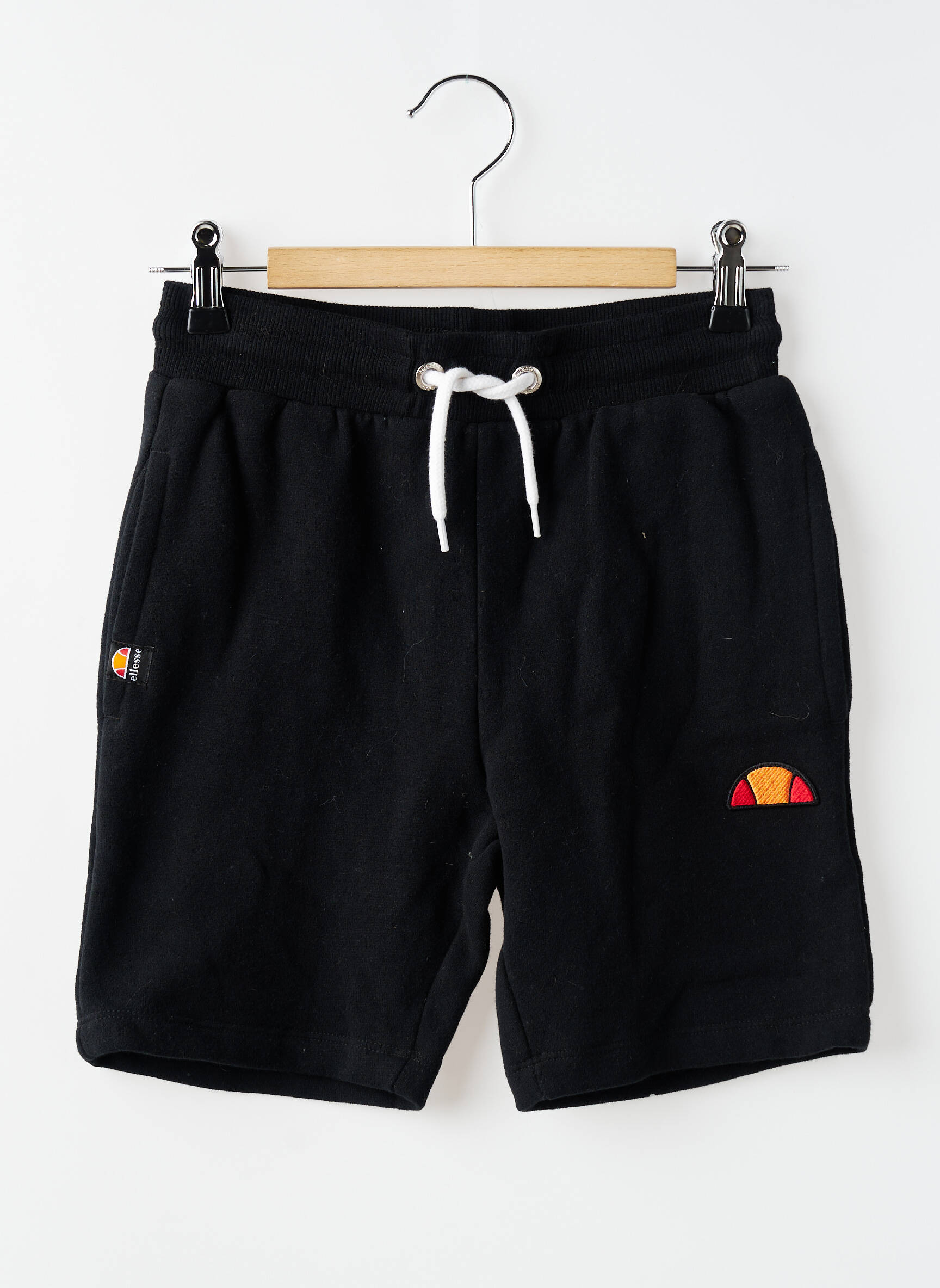 Short poches taille élastique noir ELLESSE garçon