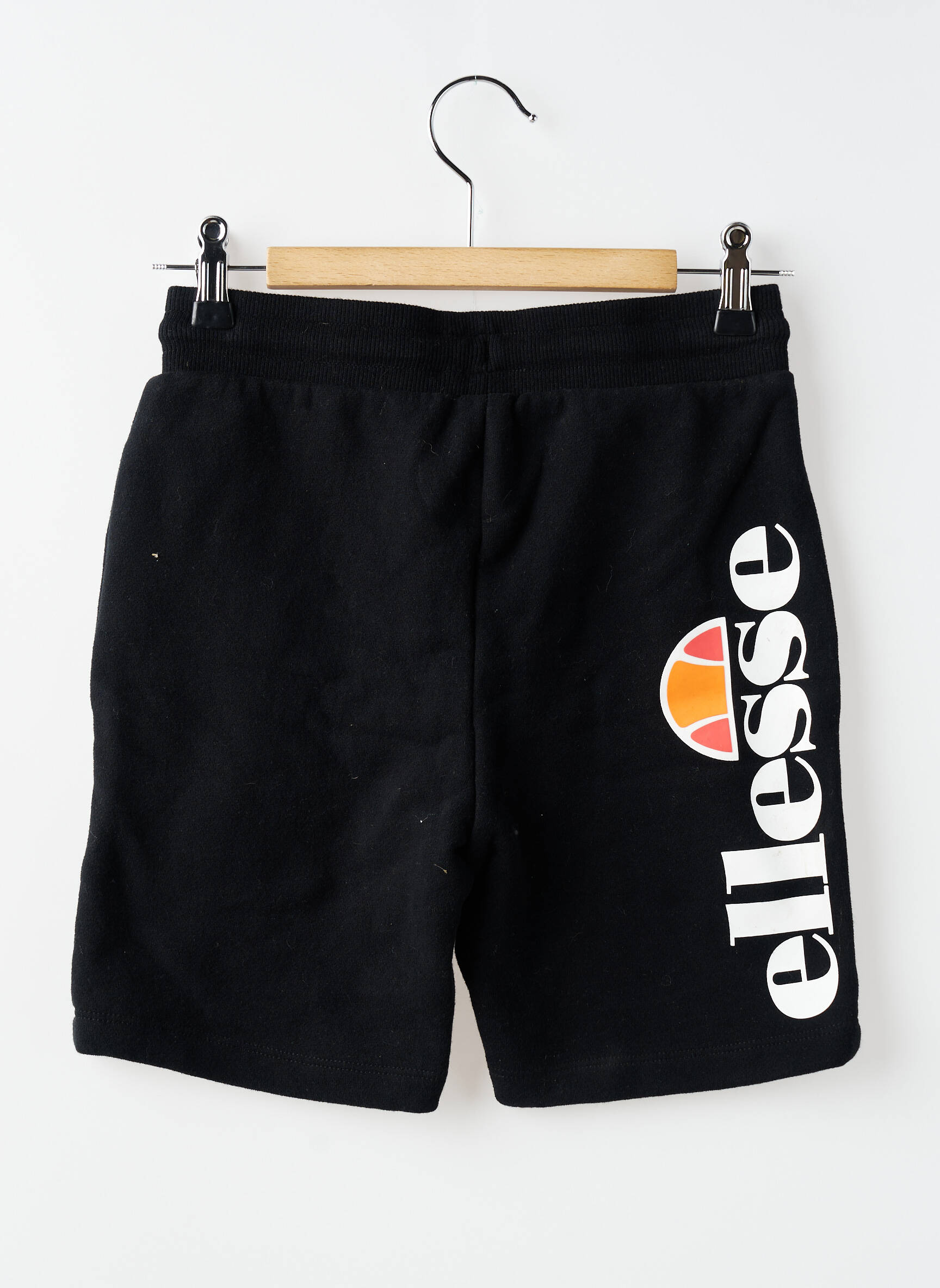 Short poches taille élastique noir ELLESSE garçon