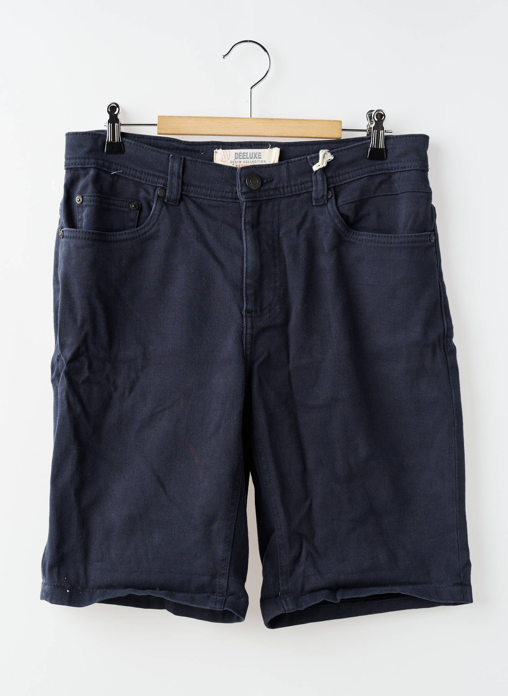 Bermuda stretch taille normale bleu DEELUXE homme